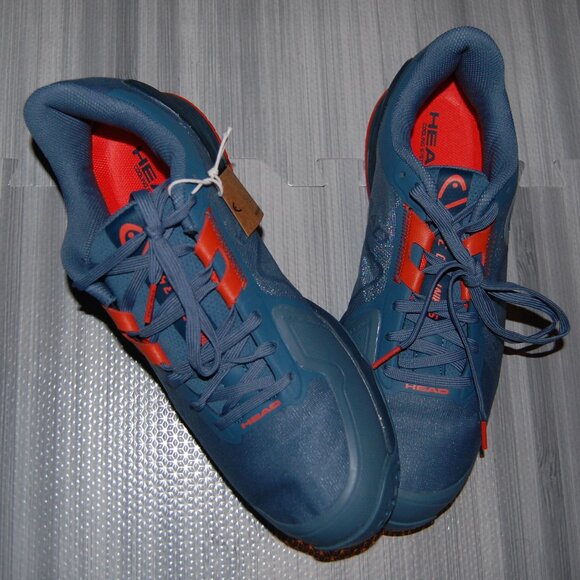 Head Sprint Pro 3.5 Bluestone Orange Tennis Shoes Men's Size 11 New in Box - Picture 10 of 16